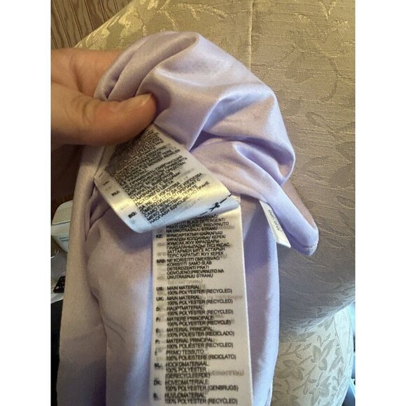 Adidas Tank Sleeveless Own The Run Purple Tint  Raceback NWT Size S Thin Running - Picture 10 of 10